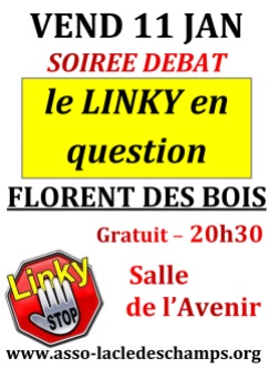 Débat Linky 11 01 2019 La clé des Champs Vendée